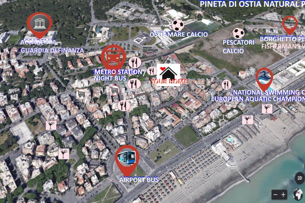 Sea Of Rome - Holiday Home Lido di Ostia Kültér fotó